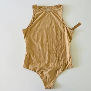 SKIMS Ochre Tan Beige Fits Everybody High Neck Bodysuit - XL